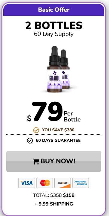 gelatide 2 bottles price